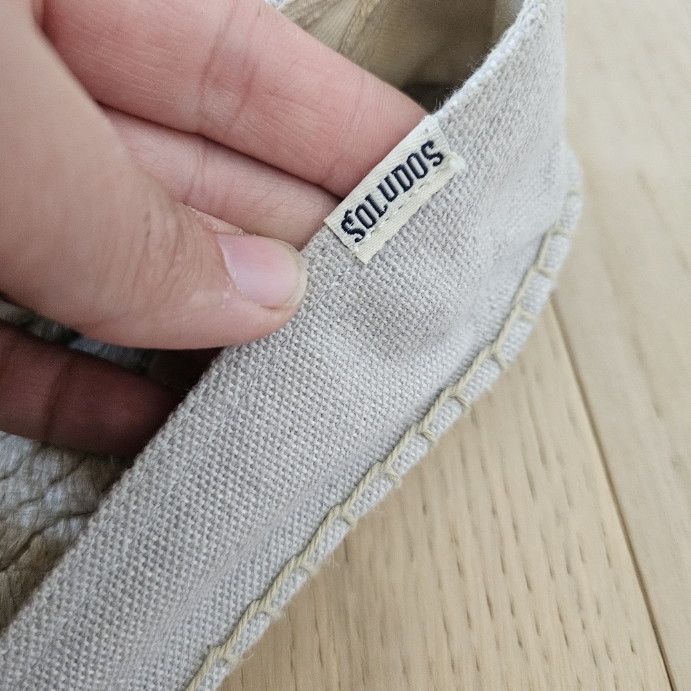 Soludos Light Grey Espadrilles - Picture 3 of 5